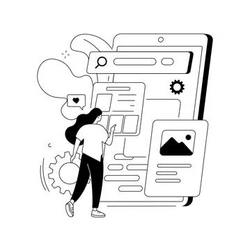 Usability testing abstract concept vector illustration. Stock Illustration