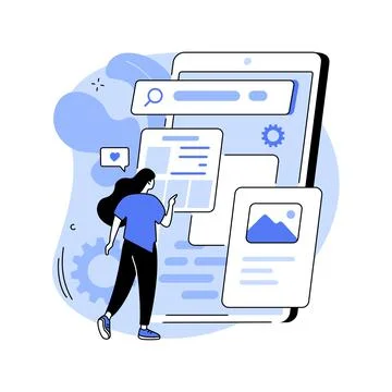 Usability testing abstract concept vector illustration. Stock Illustration