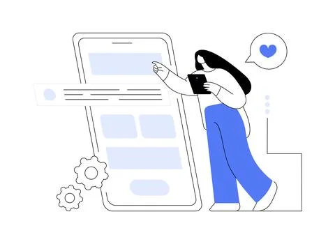 Usability testing abstract concept vector illustration. Stock Illustration