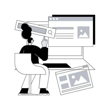 Usability testing abstract concept vector illustration. Stock Illustration