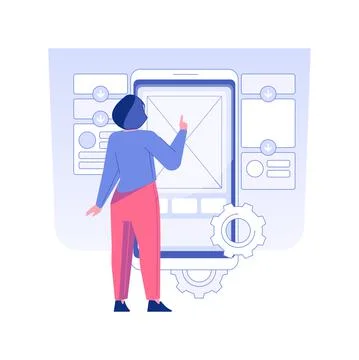 Usability testing isolated concept vector illustration. イラスト素材