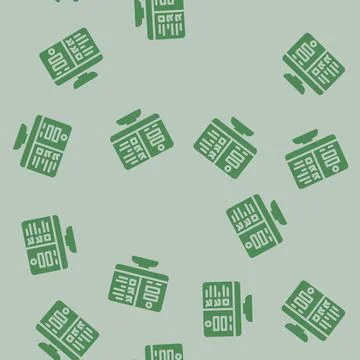 Usability testing ux ui design glyph vector seamless pattern Illustrazione stock