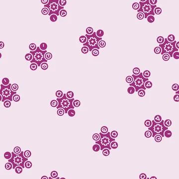 Usability ux ui design glyph seamless pattern Stock Illustration