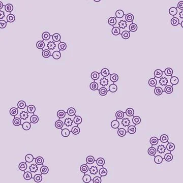 Usability ux ui design line seamless pattern Stock Illustration