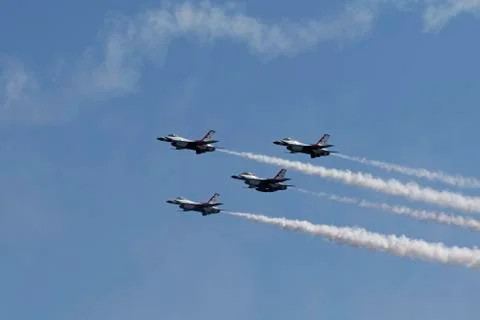 USAF Thunderbirds. Stock Photos
