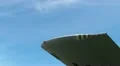 USAF WC-130J hurricane hunter plane wing and tail Vídeos en HD
