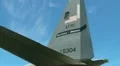 USAF WC-130J Hurricane Hunter plane from tail to nose Vídeos en HD
