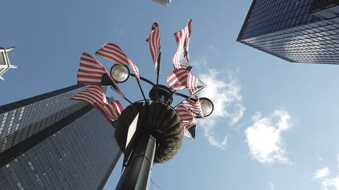 USAFlag Lookup2 스톡 동영상 102147374