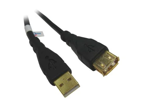 USB 2.0 Extension Lead Stock Photos