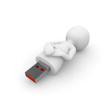 Usb above Stock Illustration