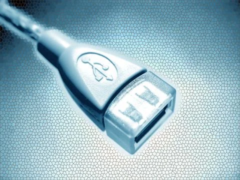 Usb abstract design Stock Photos