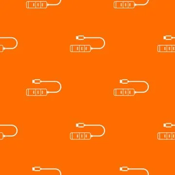 USB adapter connectors pattern seamless 스톡 일러스트