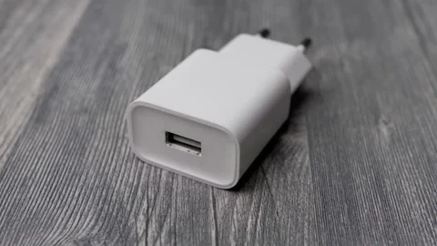 USB adapter footage. Camera Slides Along USB adapter. Stock Footage 149990109