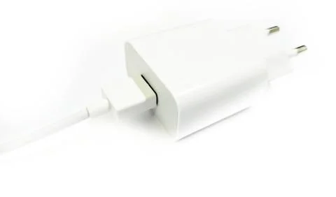 USB adapter isolated on white background Stock Photos