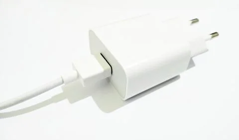 USB adapter isolated on white background Stock Photos