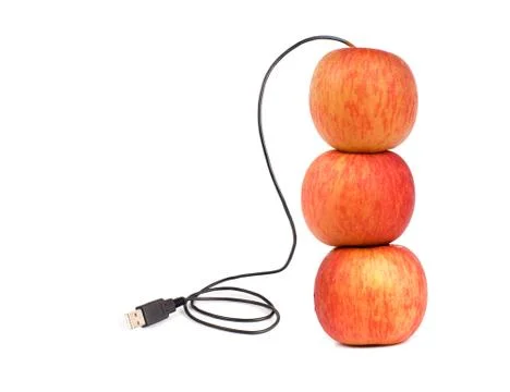 Usb apple 스톡 사진
