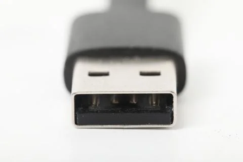 USB-C charging data cable, type male data connector Stock Photos