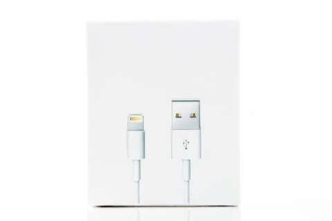 USB cable for devices charge Foto stock
