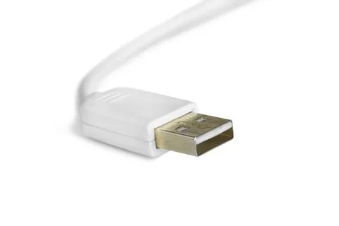 USB cable isolated Stock Photos