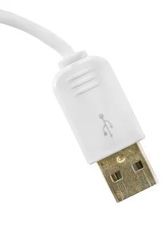 USB cable isolated Stock Photos