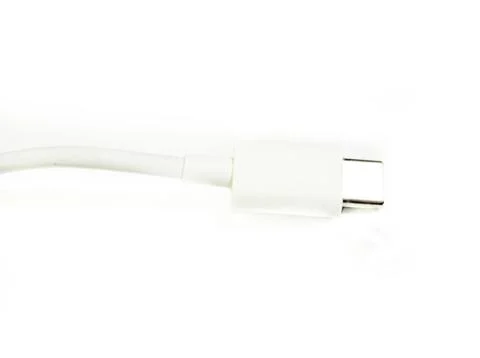 USB Cable Isolated on White background Stock Photos