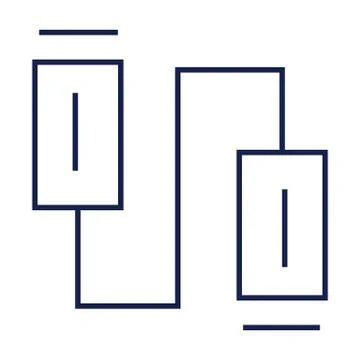 Usb Cable Line Icon Stock Illustration