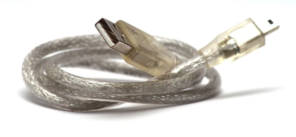 Usb cable 库存照片