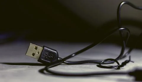 A usb cable Foto stock