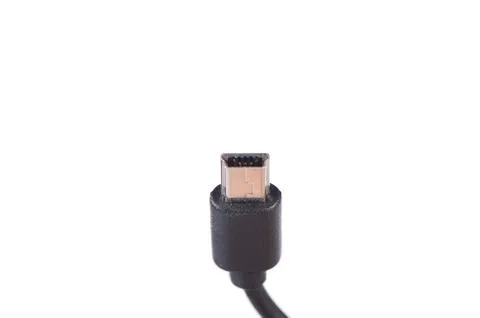 USB cable plug isolated on white Stock Photos
