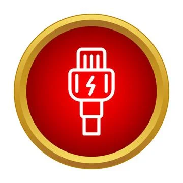 Usb charger cable connecting device to power Stock-Illustration