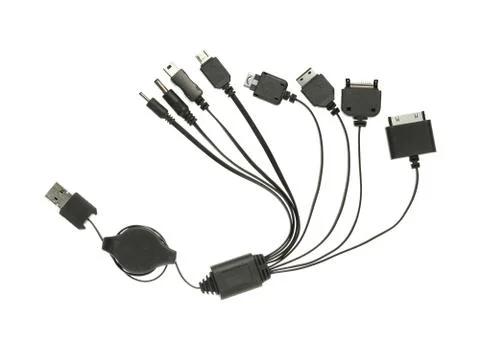 Usb charging plug Stock Photos