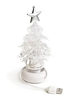 Usb christmas tree Stock Photos