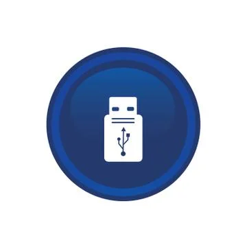 Usb con web Stock Illustration