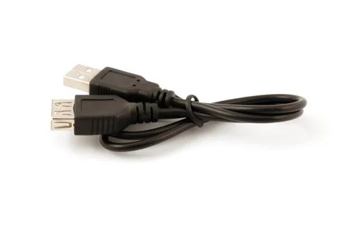Usb connectors, cable. Stock Photos