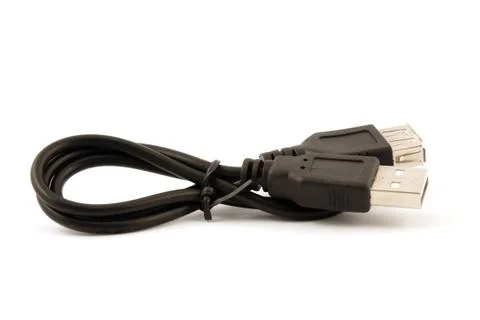 Usb connectors, cable. Stock Photos
