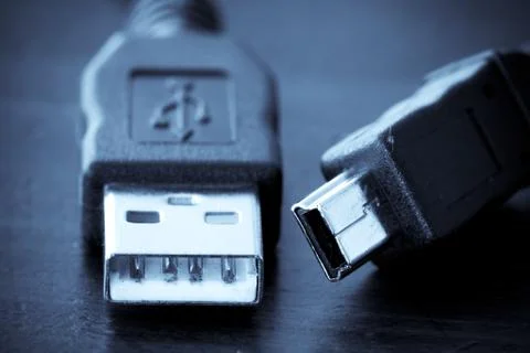 Usb connectors Stock Photos