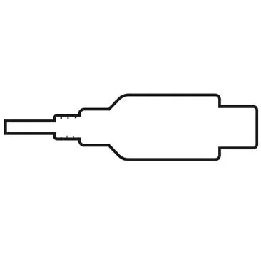 USB data cable Stock Illustration