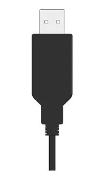 USB data cable Stock Illustration