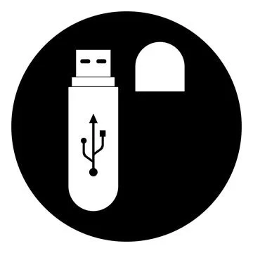 USB data transfer logo  design. Stock Illustration