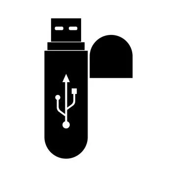 USB data transfer logo. Stock Illustration