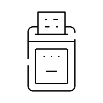 Usb device connector icon for computer hardware Stock-Illustration