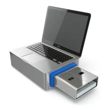 USB disk system recovery. Concept image. USB disk system recovery. Concept... Stock Photos