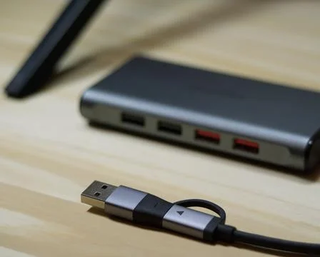 USB Docking Station Foto stock