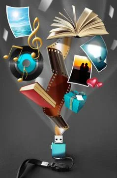 Usb drive Stock Illustration
