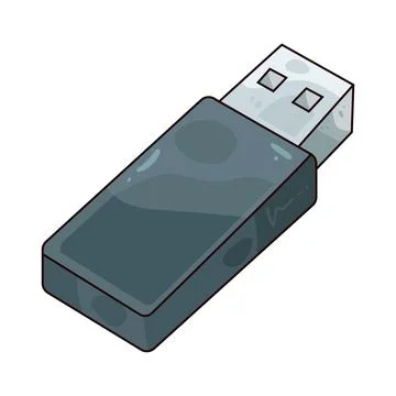 USB Drive illustration Stock Illustration