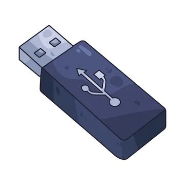 USB Drive illustration Stock Illustration