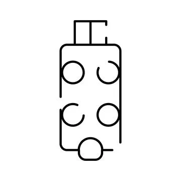 Usb drive technology icon data storage concept Stock Illustration