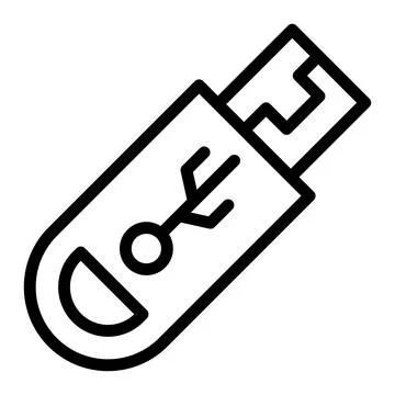 Usb drive Vector Icon Design Illustration Stock Illustration
