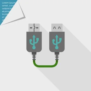 USB extender Stock Illustration