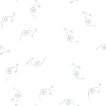 Usb fan glyph vector seamless pattern Stock Illustration
